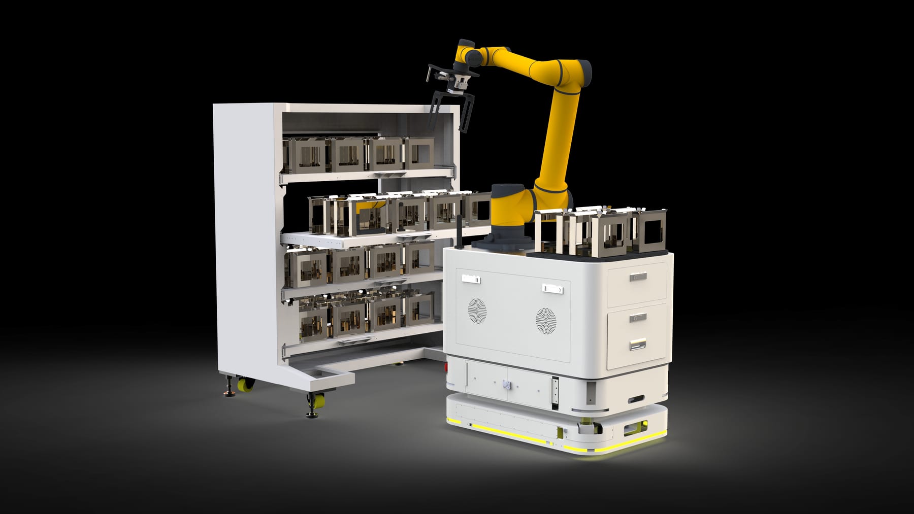 Automatic Test Line AGV Material Handling System cover image