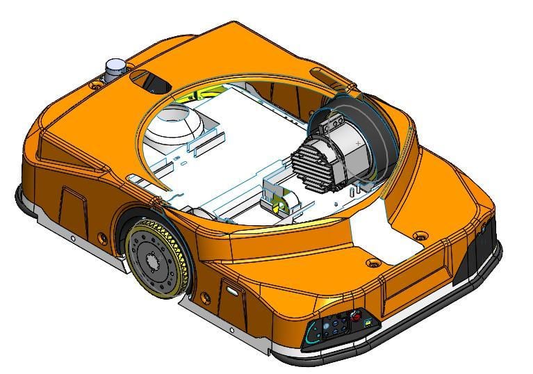 AGV chassis module