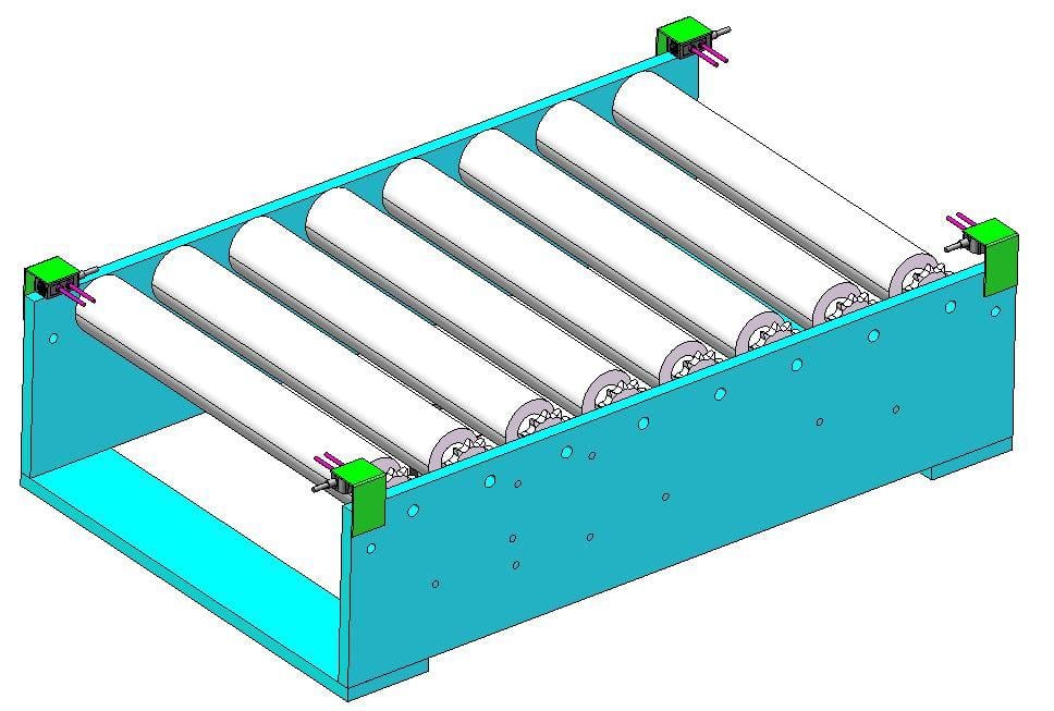 Roller docking table