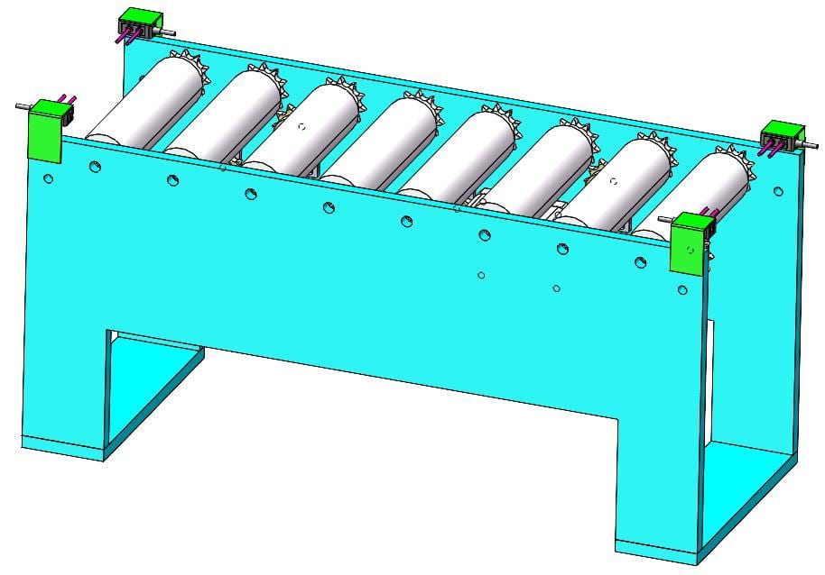 Wide roller module