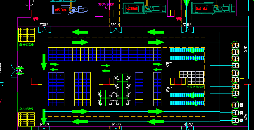 Middle-area pickup/drop-off design