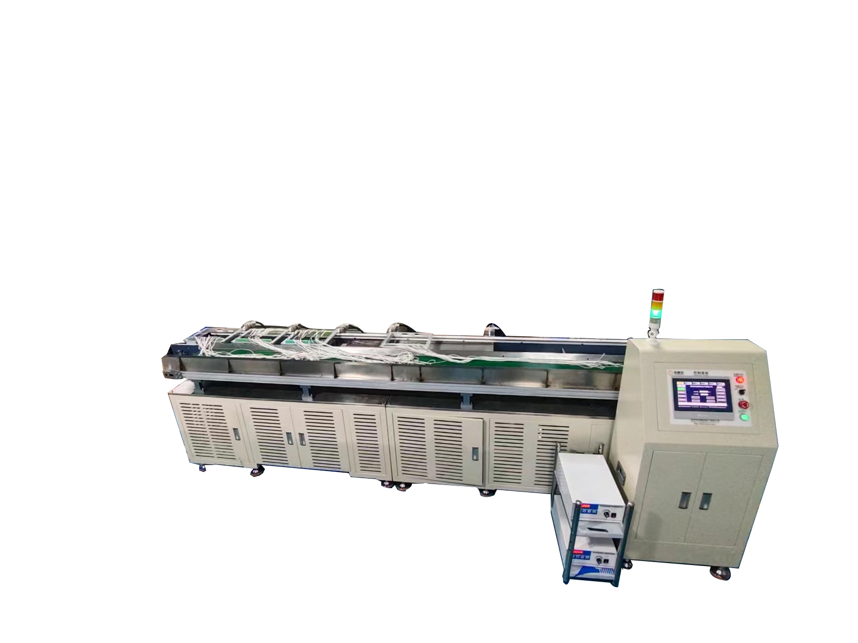 Ultrasonic cleaning line